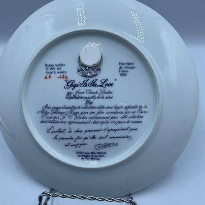 Gigi Is In Love Vintage 1986 Jean Claude-Guidou Fine China Collector’s Plate