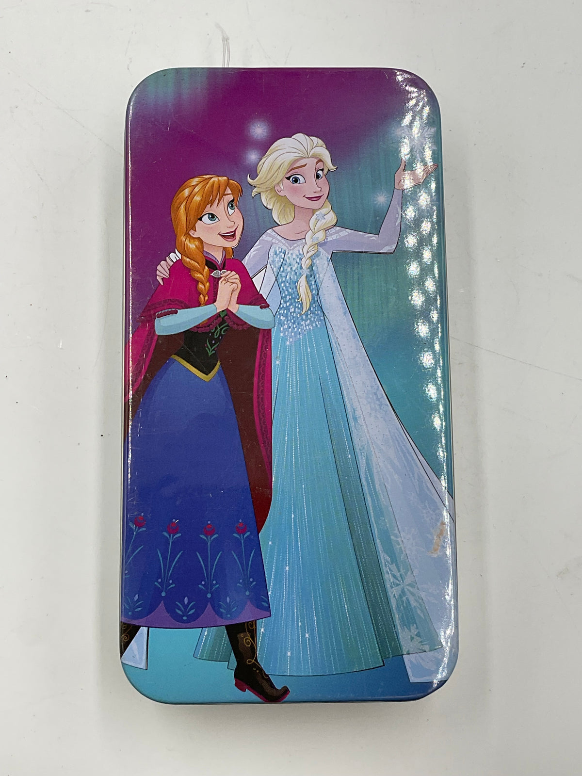 Disney Frozen Elsa Carabiner Clip Watch Anna Elsa Tin  New Battery