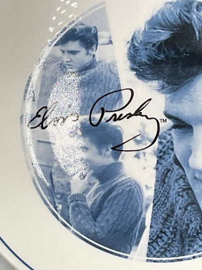 Elvis Presley 8 Inch Ceramic Plate with Printed signature Signature Product
