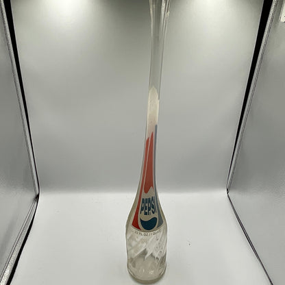 Vintage Pepsi long neck glass  Stretched Soda Bottle collectible