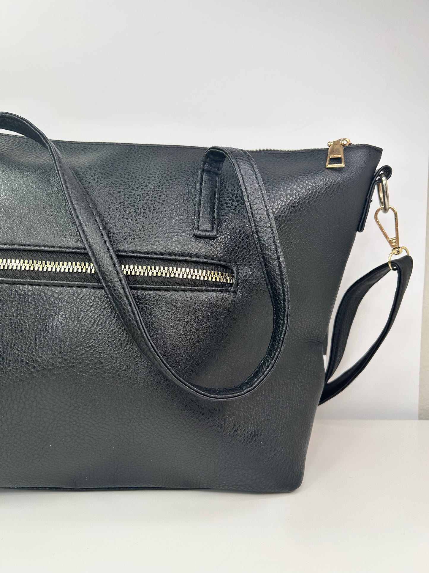 Betty Boop Handbag Black and Red Vegan Leather