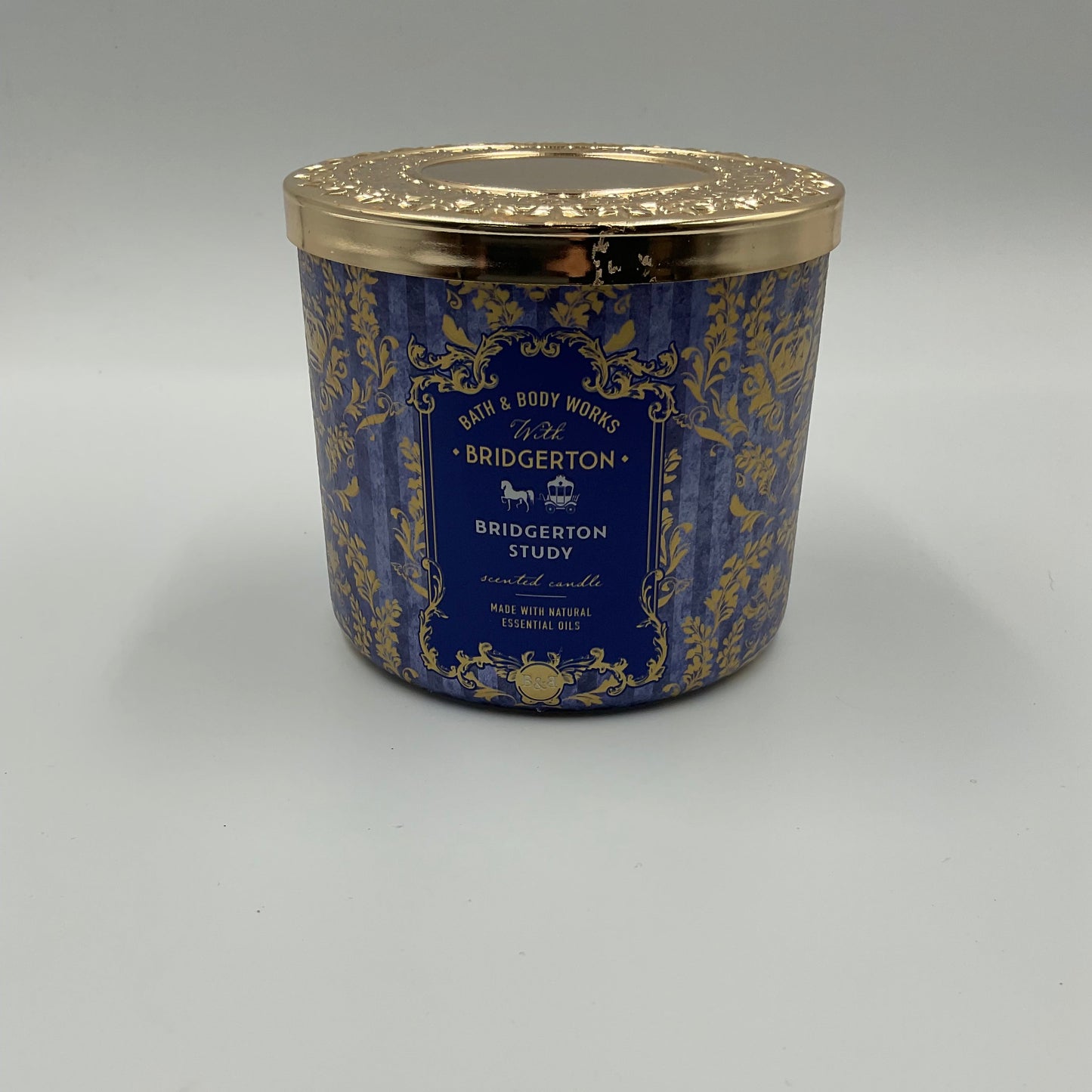 Bath & Body Work’s Bridgerton Study Candle with Bridgerton Crown Candle Holder