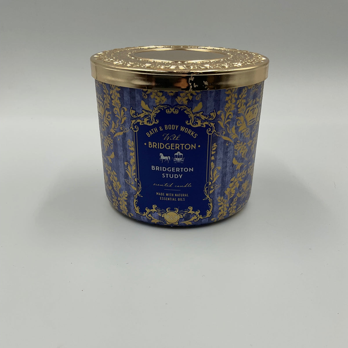 Bath & Body Work’s Bridgerton Study Candle with Bridgerton Crown Candle Holder