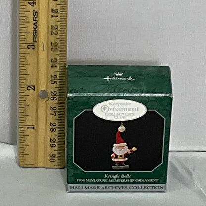 1998 Hallmark Keepsake Collectors Club Ornament "Kringle Bells" w/Box