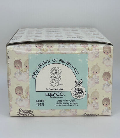 Precious Moments Vintage 1988 Symbol of Membership A Growing Love Orig Box