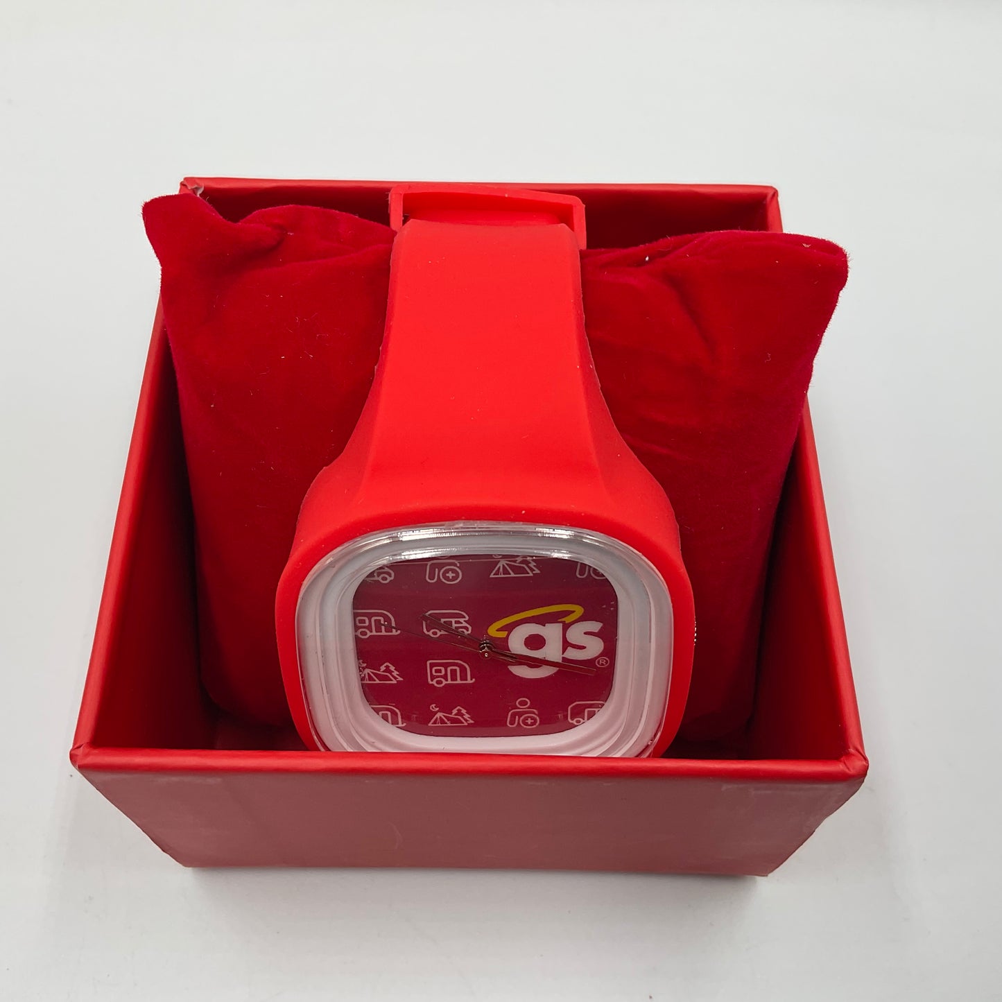 Good Sam Red Silicone Casing Water Resistant Analog FLEX Watch