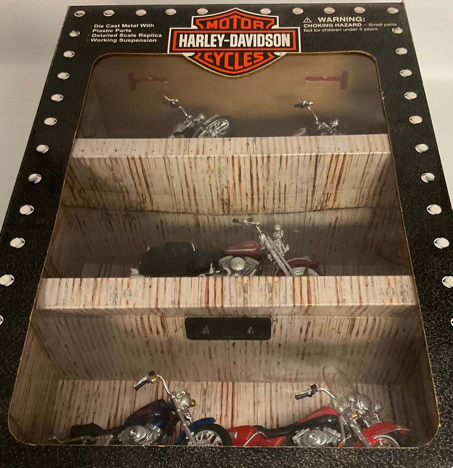 Harley Davidson Motorcyles Set of 5 1:18 Scale Model Collection New Unopened