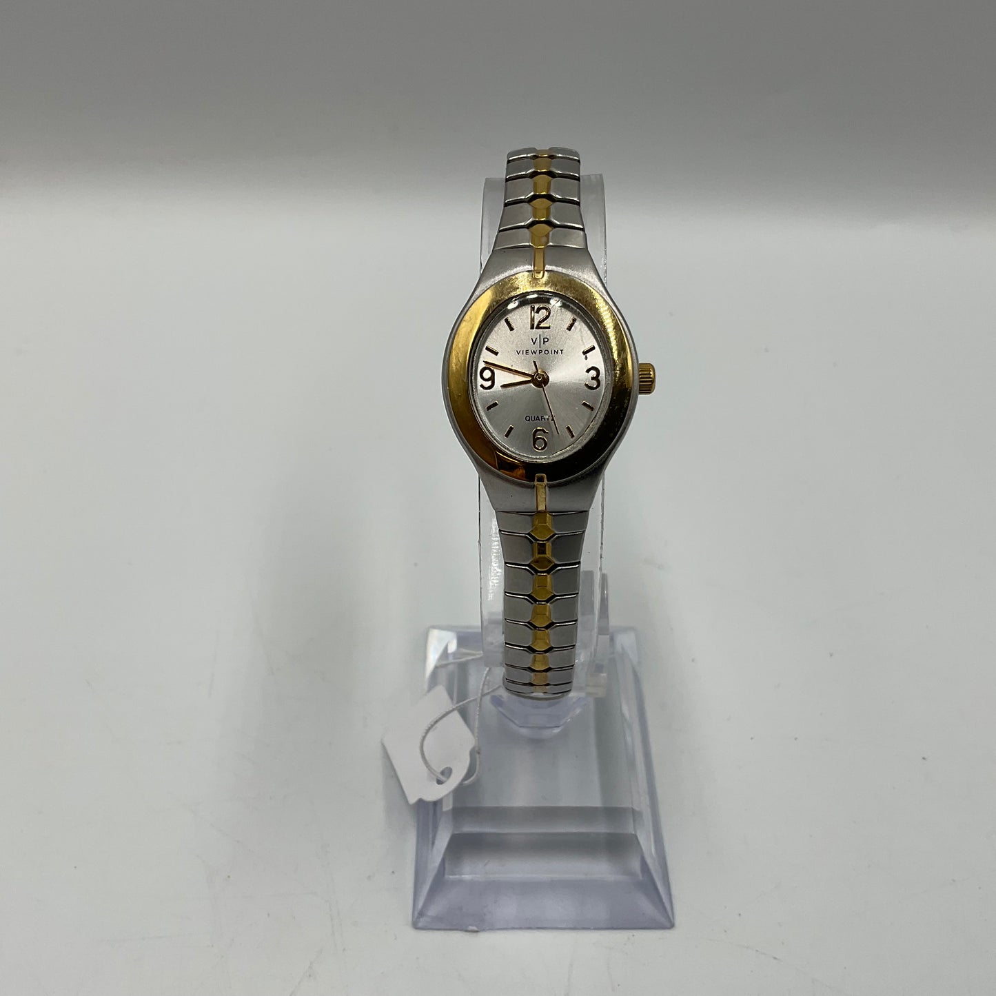 Timex Viewpoint 2-Tone Expansion Band Watch New Battery