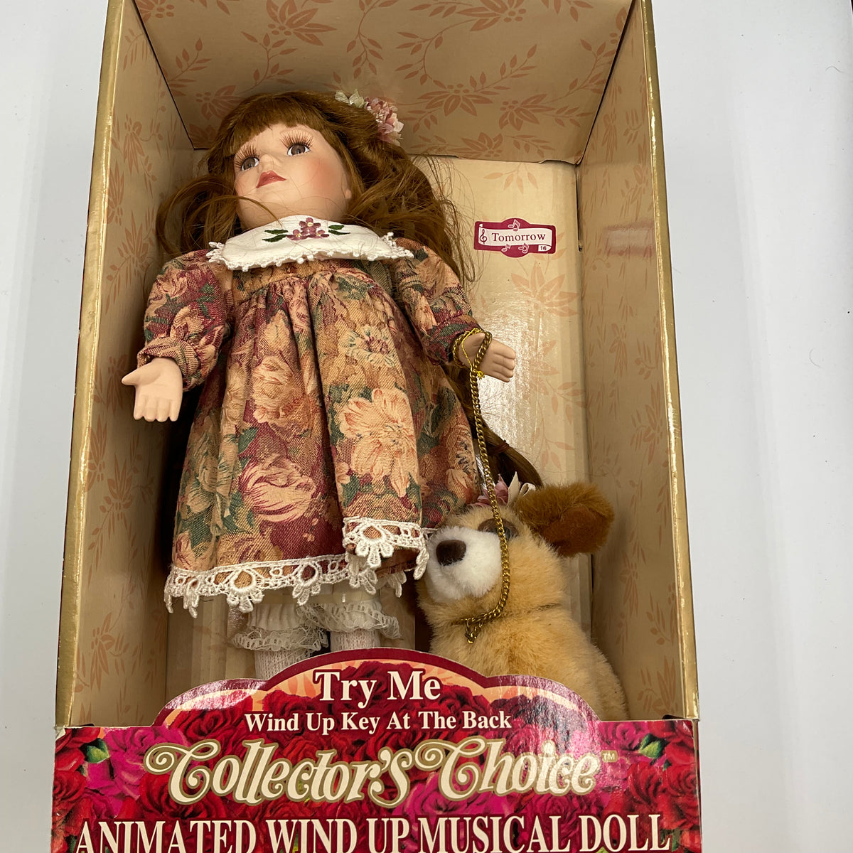 Vintage Collector’s Choice Wind Up Musical Doll Tested & Works