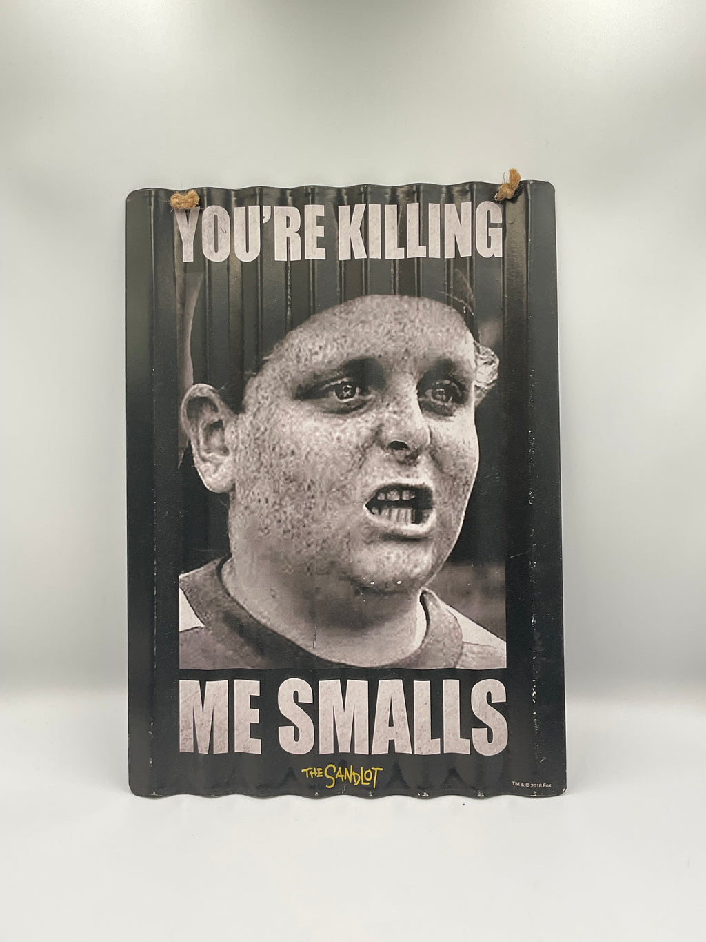 The Sandlot "You're Killing Me Smalls" Corrugated Metal Wall Sign