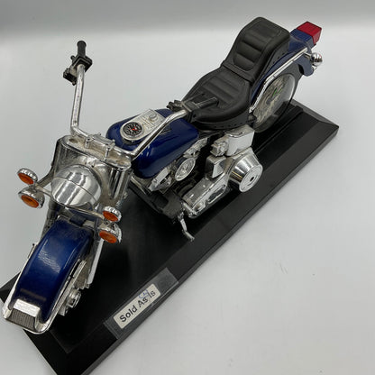Harley Davidson Blue Maisto 1:18 Scale Die-cast Replica