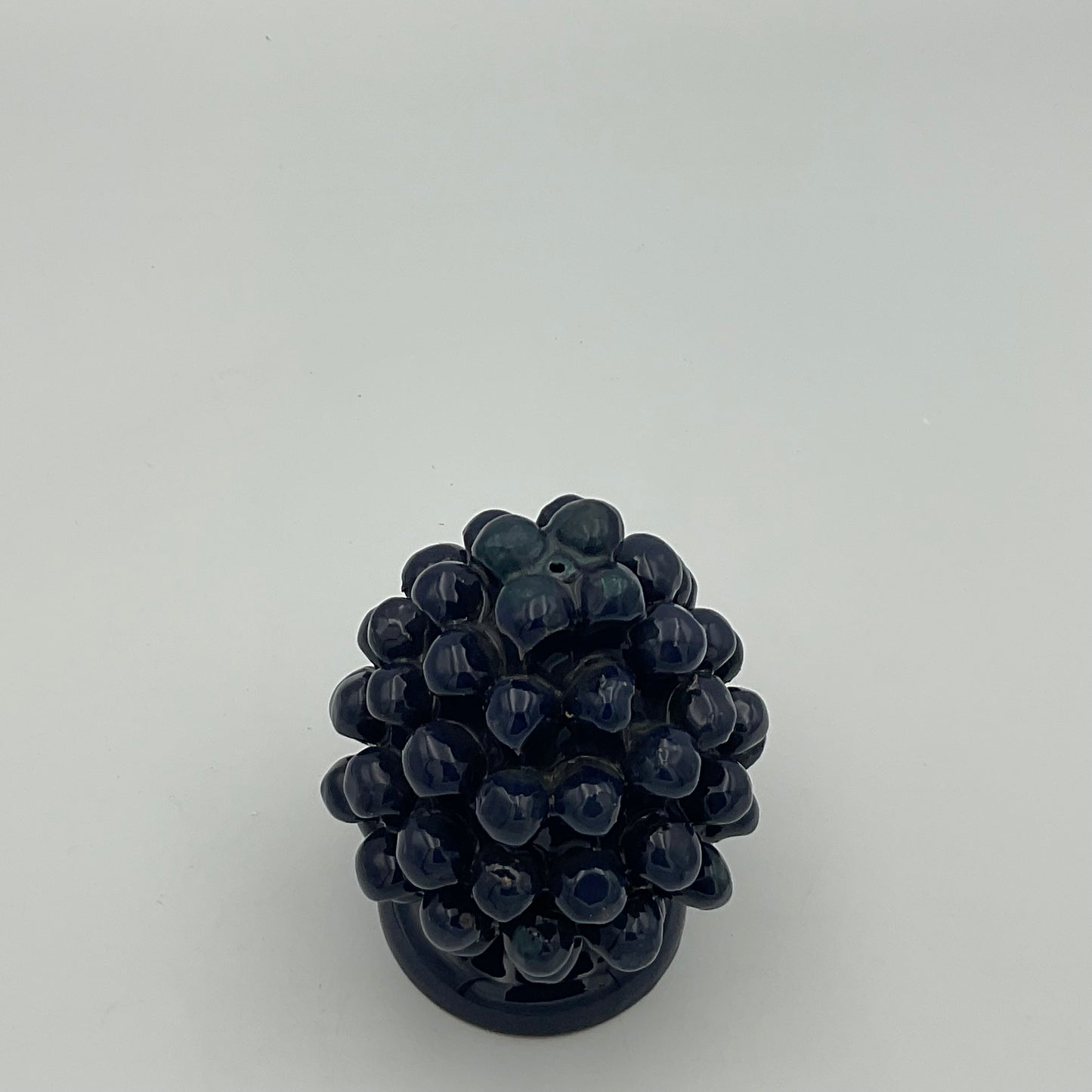 Blue Sicilian Ceramic Pine Cone