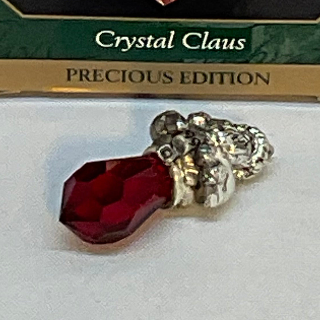 Miniature Vintage Hallmark Keepsake Ornament Precious Edition 1999 "Crystal Claus"