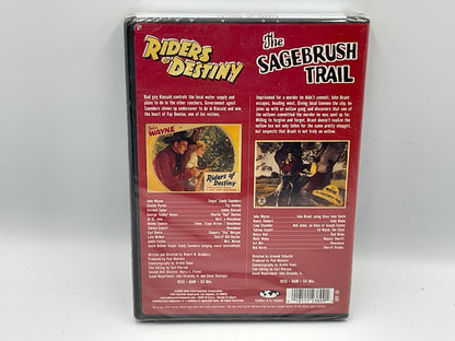John Wayne: Riders of Destiny + The Sagebush Trail DVD Sealed