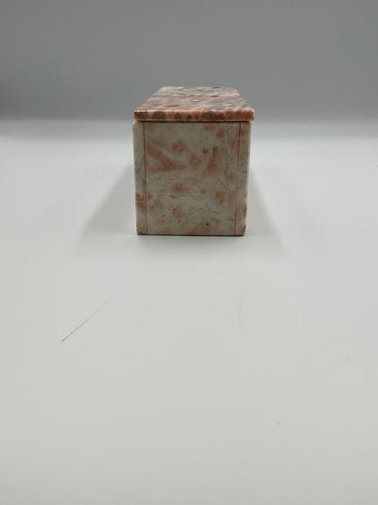 Pink Marble Domino Set