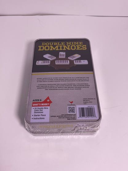 Double Nine Domino Set NEW IN ORIGINAL CONTAINER UNOPENED