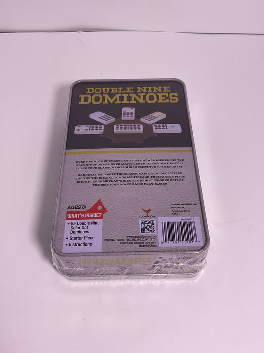 Double Nine Domino Set NEW IN ORIGINAL CONTAINER UNOPENED