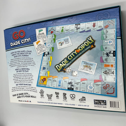 Dade Cityopoly Collectible Monopoly Board Game Custom City Edition