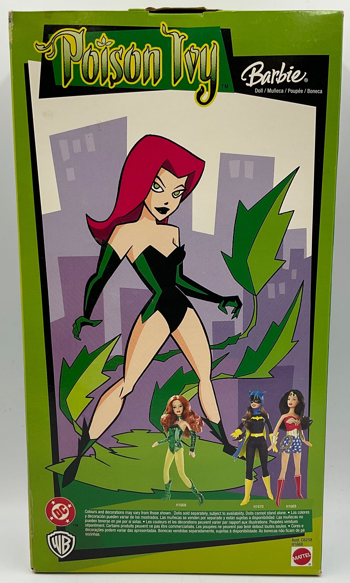 2004 Mattel DC Comics Poison Ivy Barbie Doll
