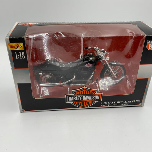 Harley Davidson 1:18 Die Cast Model Replica Series 9 in Original Box