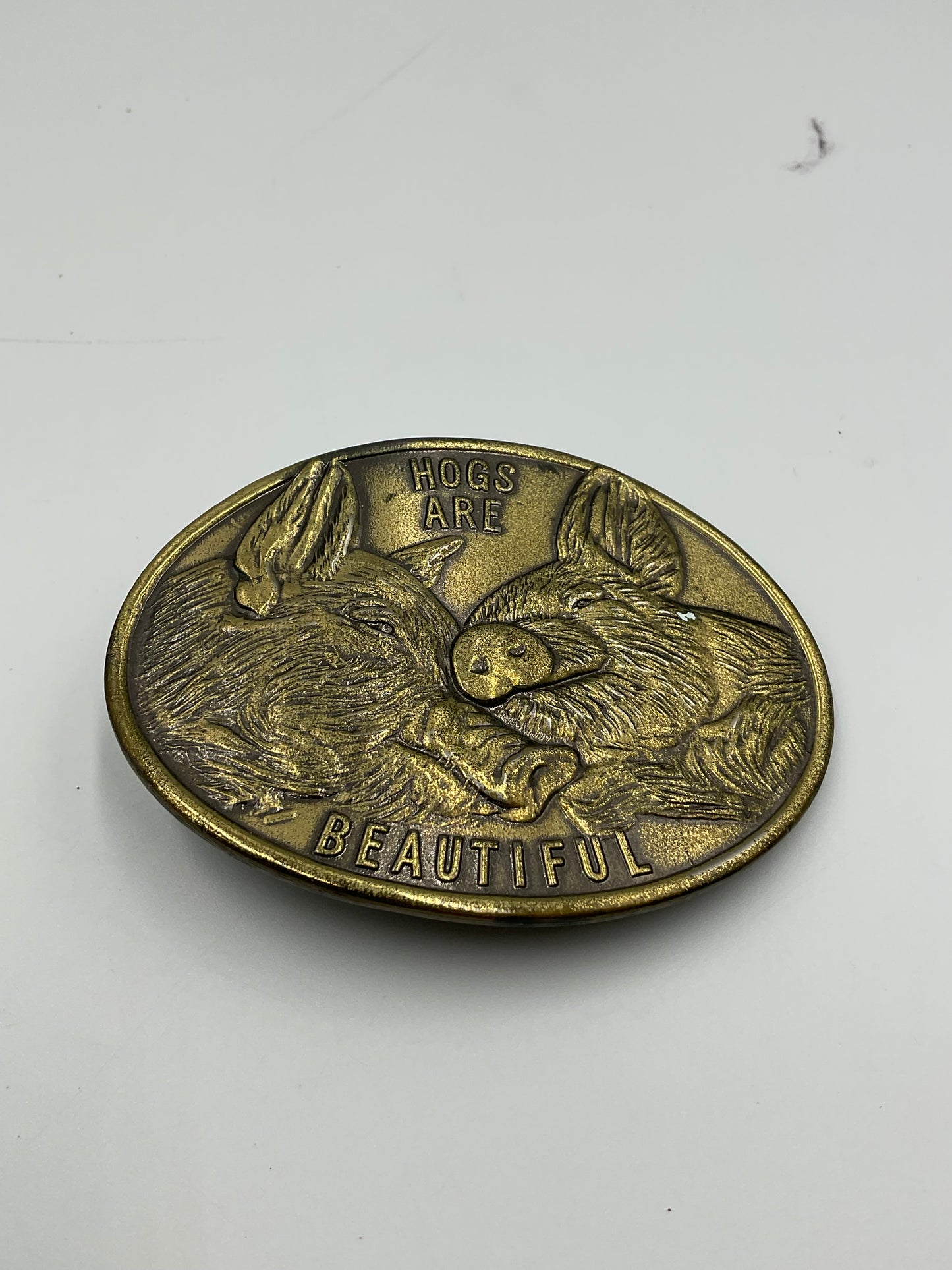 Vintage National Pork Producers Council 1975 Belt Buckle