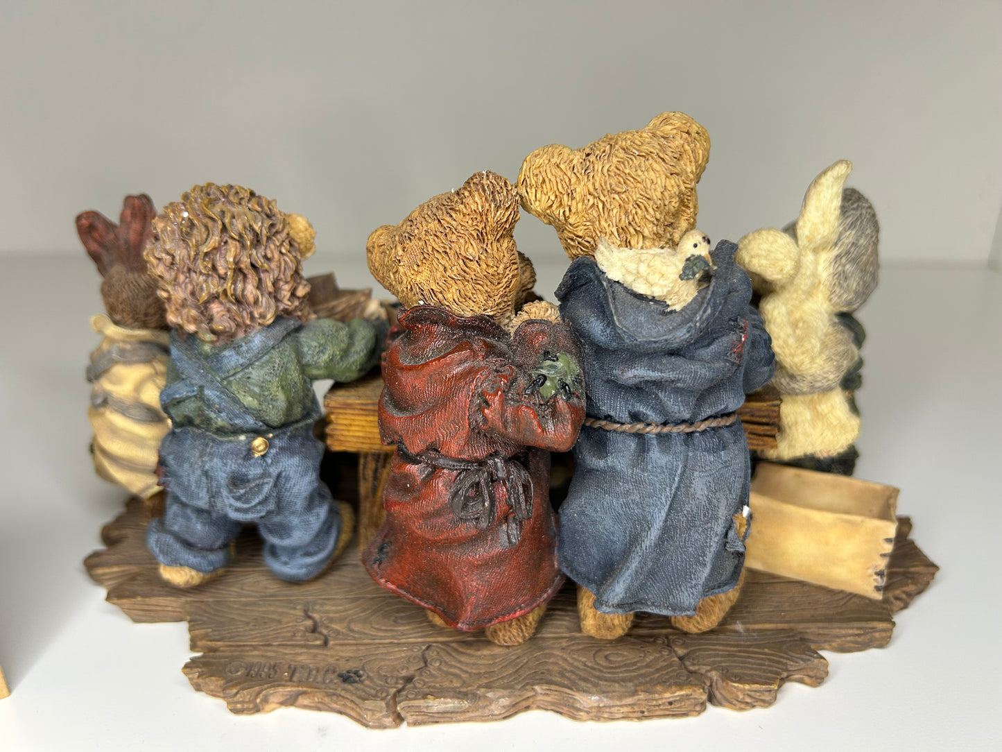 Boyds Bears Figurine Noah & Co Ark Builders Limited Edition Vintage 1996 with Original Box