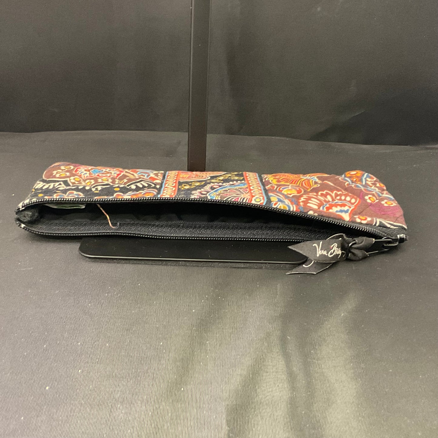 Vera Bradley Brown Floral Design Organizer Wallet