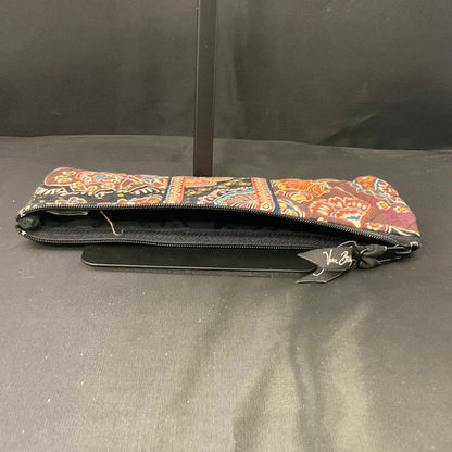 Vera Bradley Brown Floral Design Organizer Wallet
