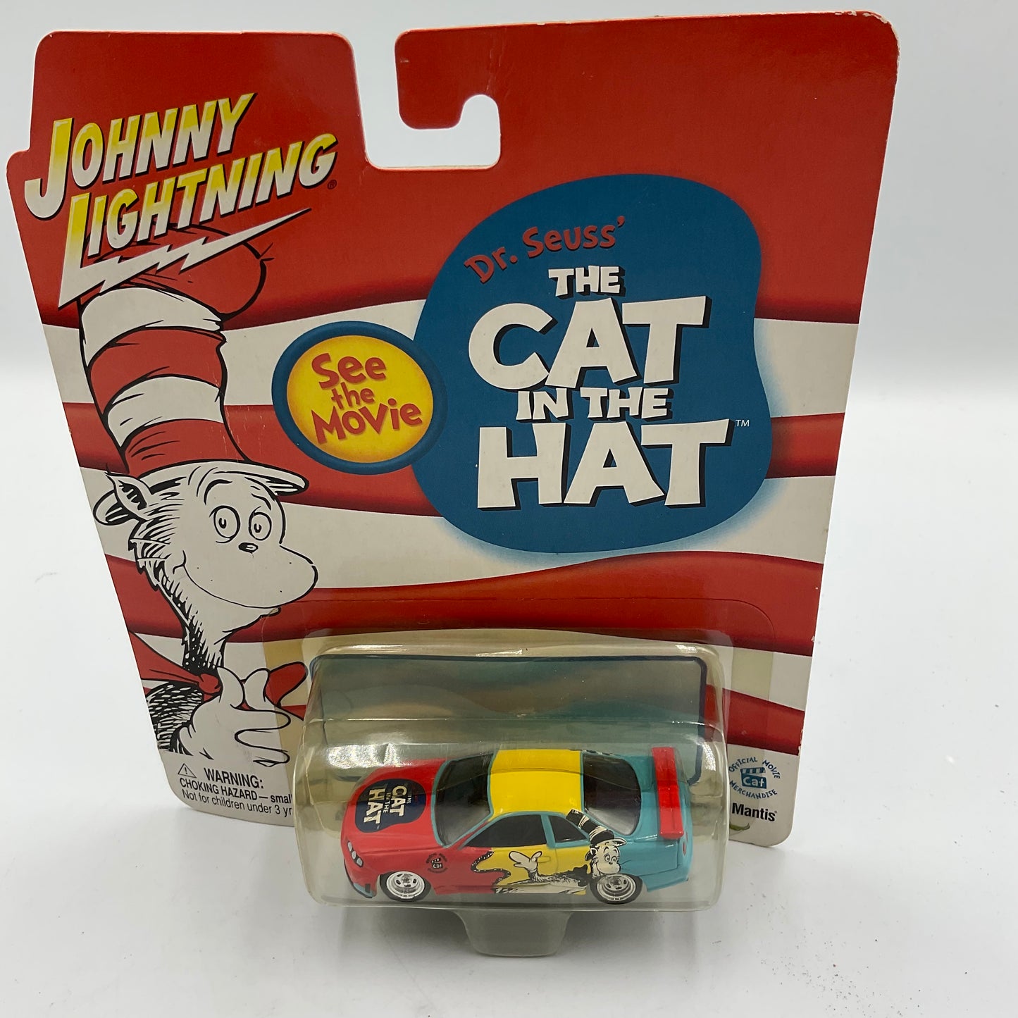 Dr.Suess'The Cat In the Hat Johnny Lightning Die-cast car