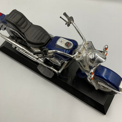 Harley Davidson Blue Maisto 1:18 Scale Die-cast Replica
