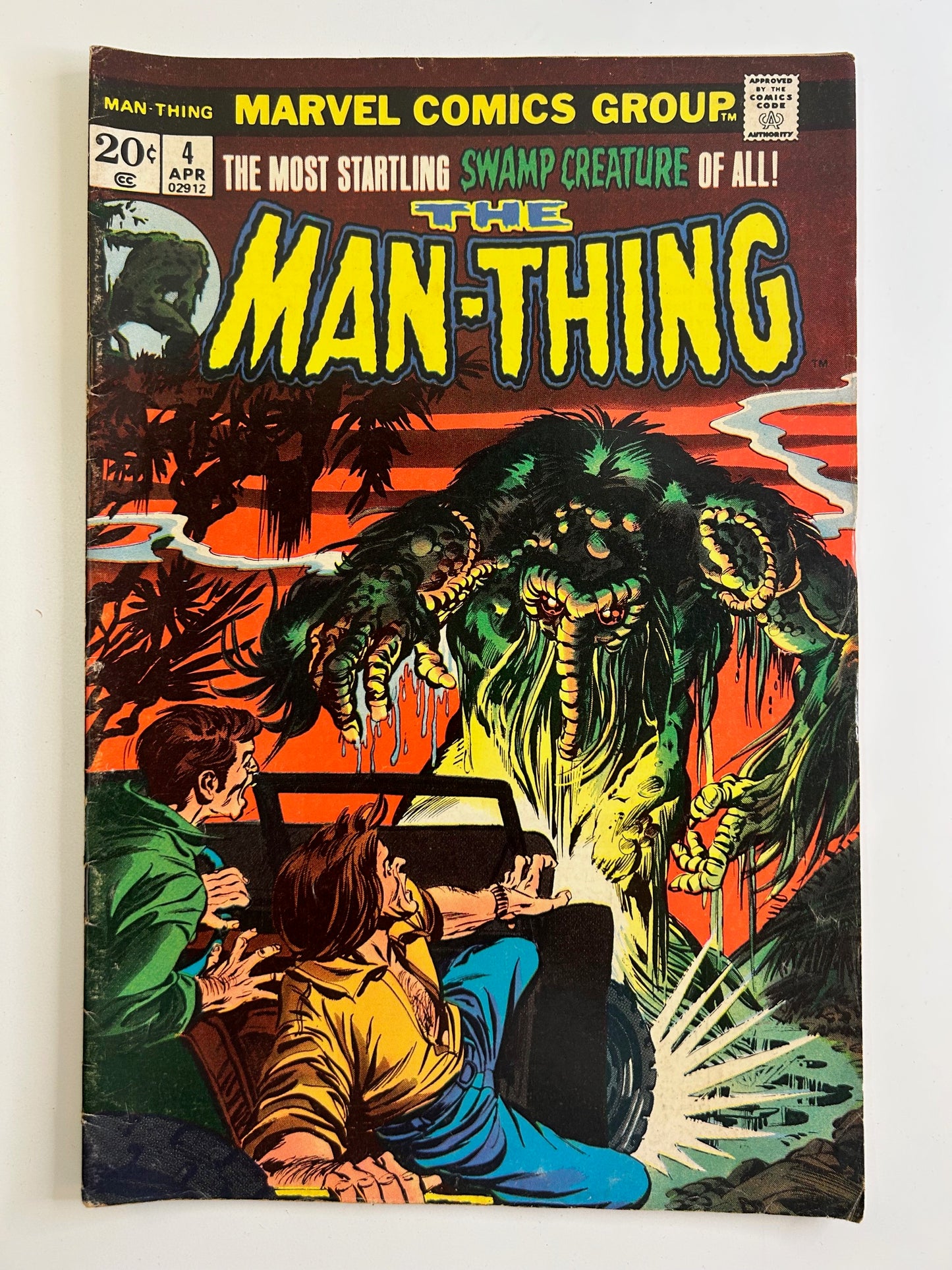 The Man-Thing #4 Vintage 1974 Marvel Group Comic Book