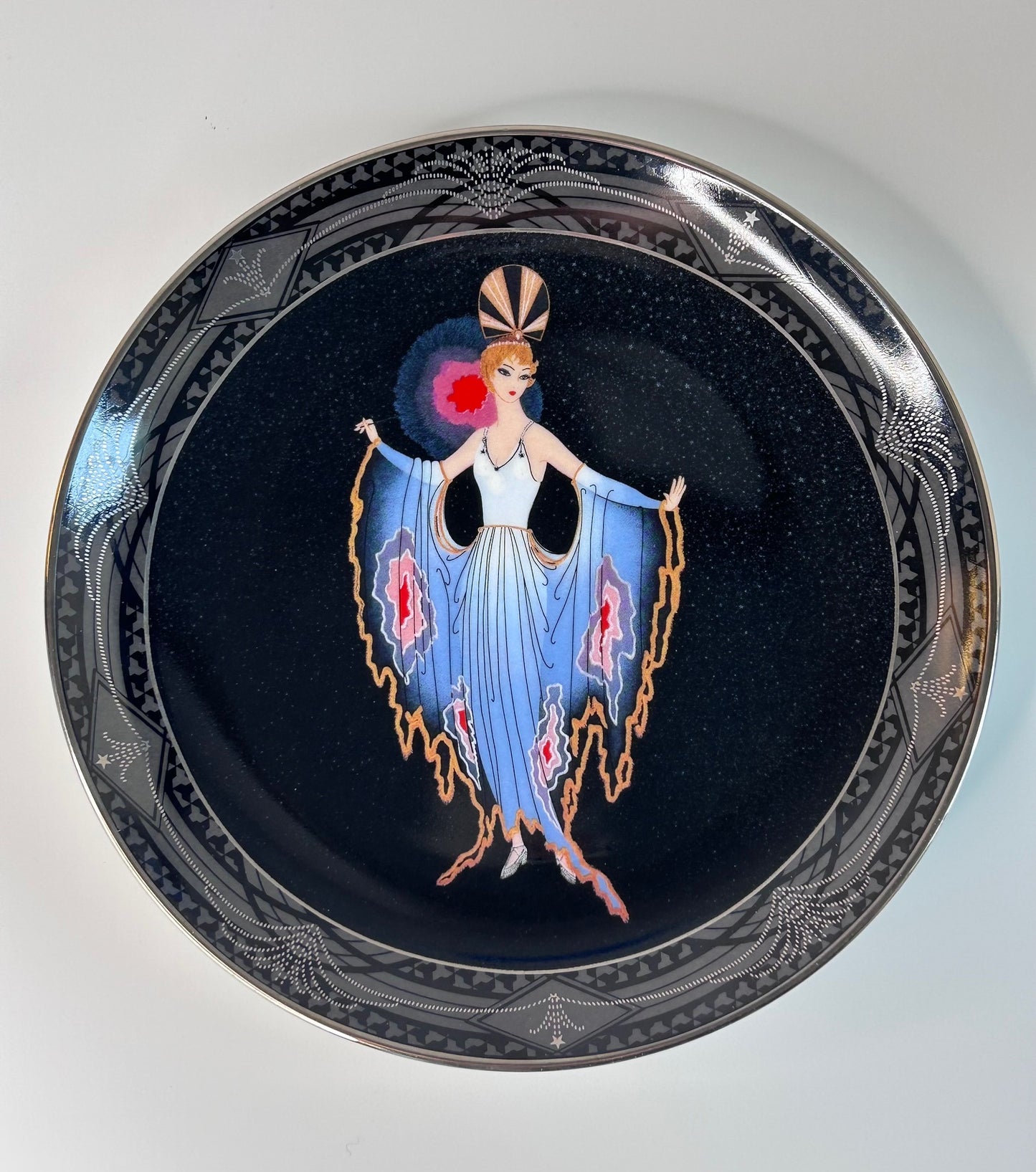 Royal Doulton House of Erte "Twilight" Limited Edition Fine Bone China Plate