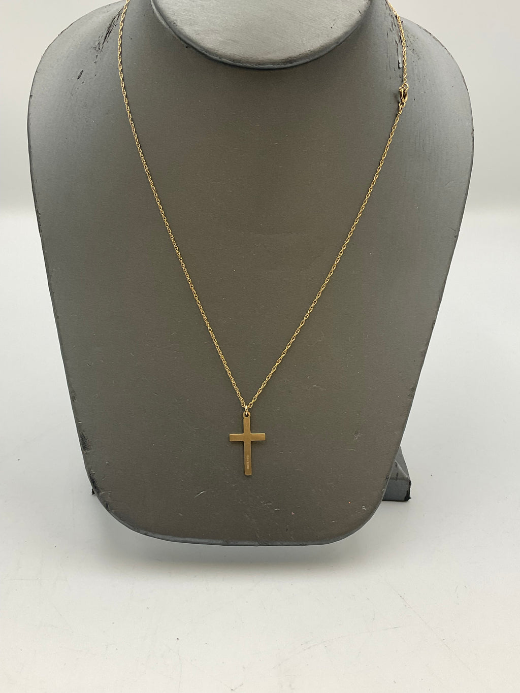 14K Gold Filled Cross Pendant Necklace