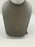 14K Gold Filled Cross Pendant Necklace
