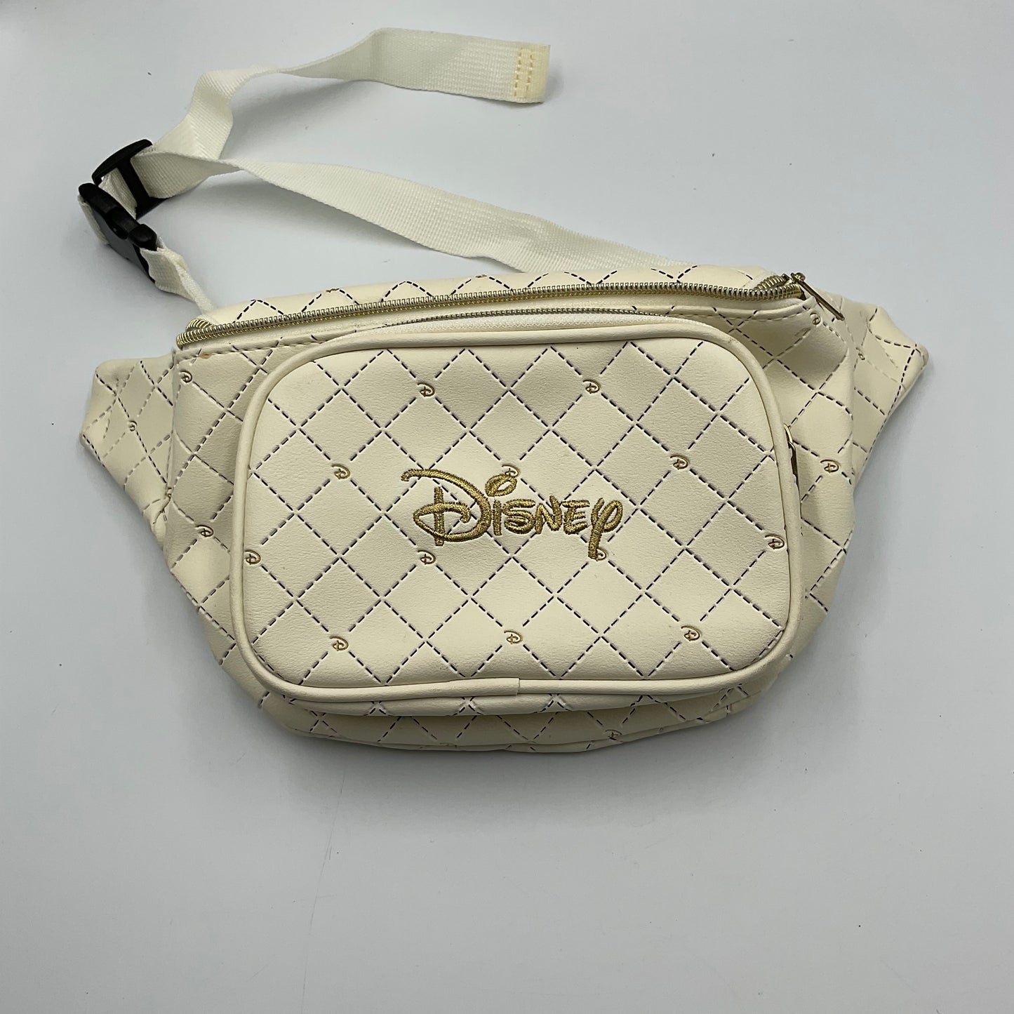 Disney Loungefly White Ivory Beige Fanny Pack