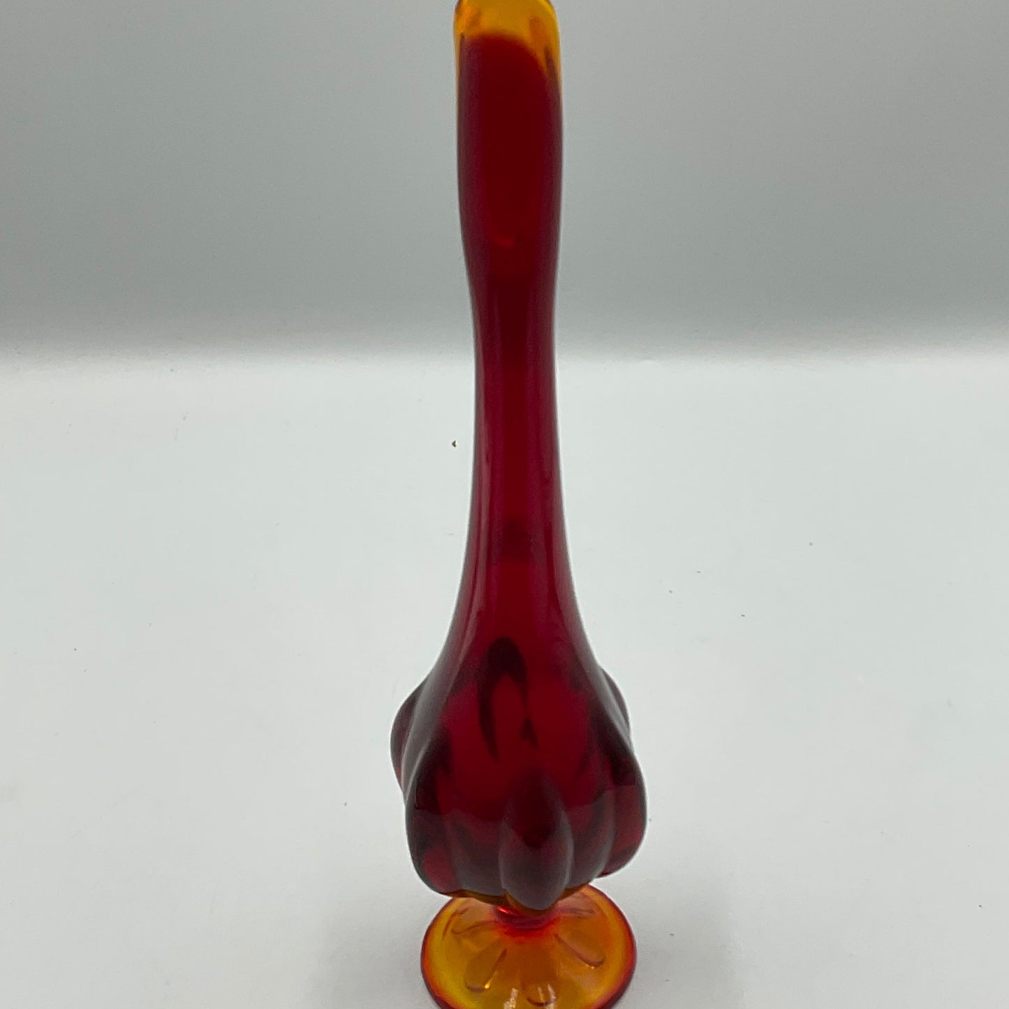 Vintage Viking Glass Swung Vase
