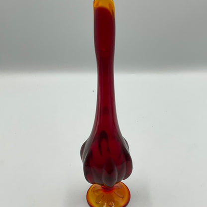 Vintage Viking Glass Swung Vase