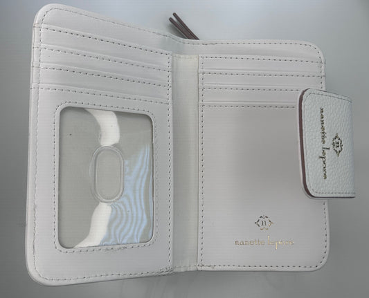 Nanette Lepore White Off White Cream Wallet Clutch New Unused No Box