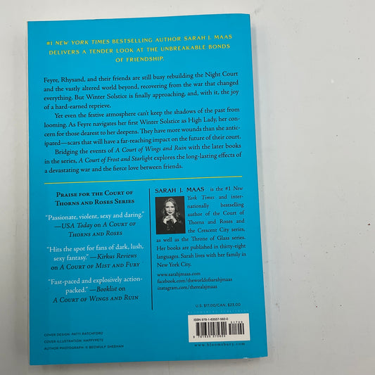 Sarah J.Maas A Court of Frost and Starlight Paperback Book