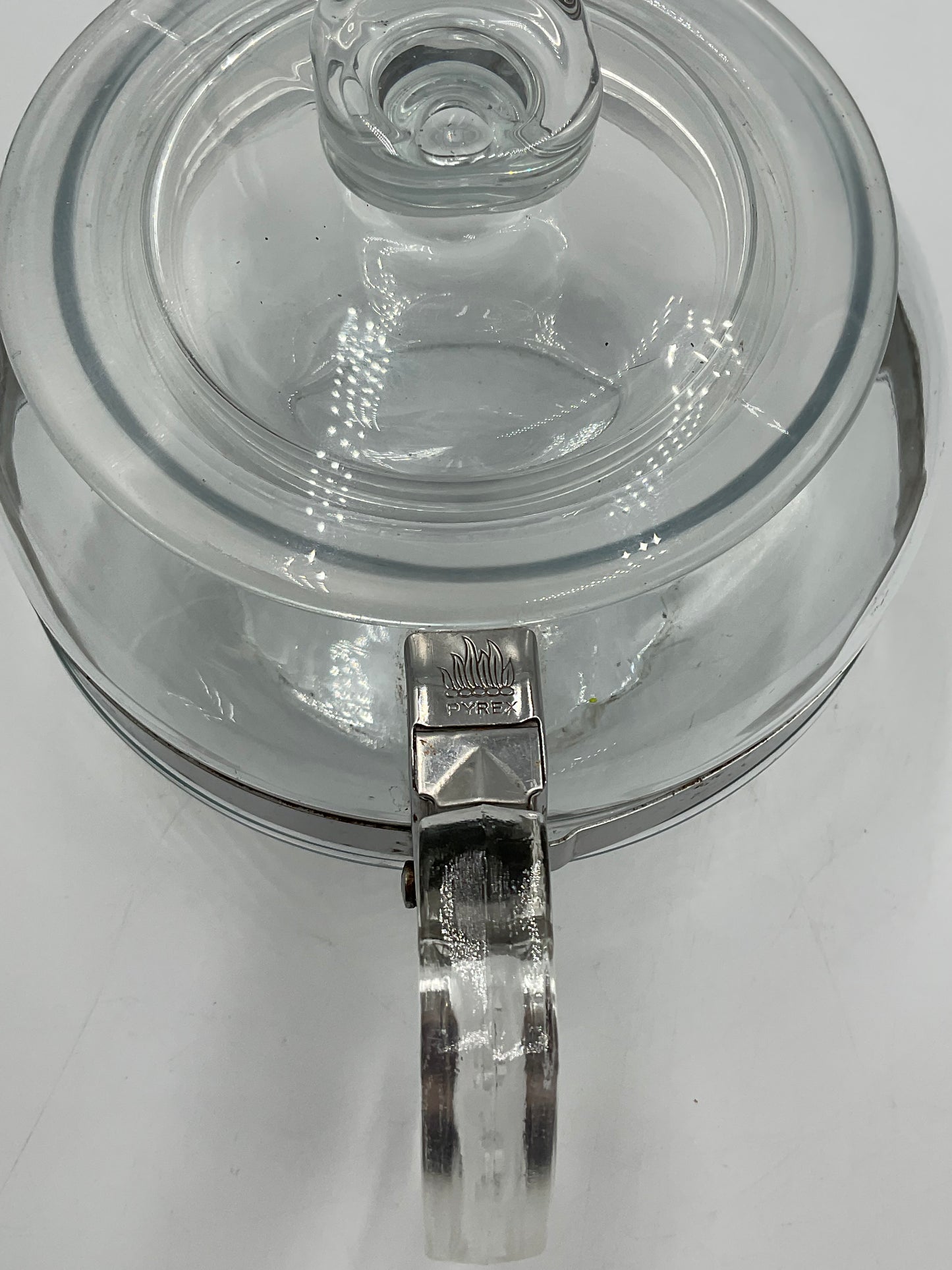 Pyrex Glass and Stainless-Steel Coffee Pot