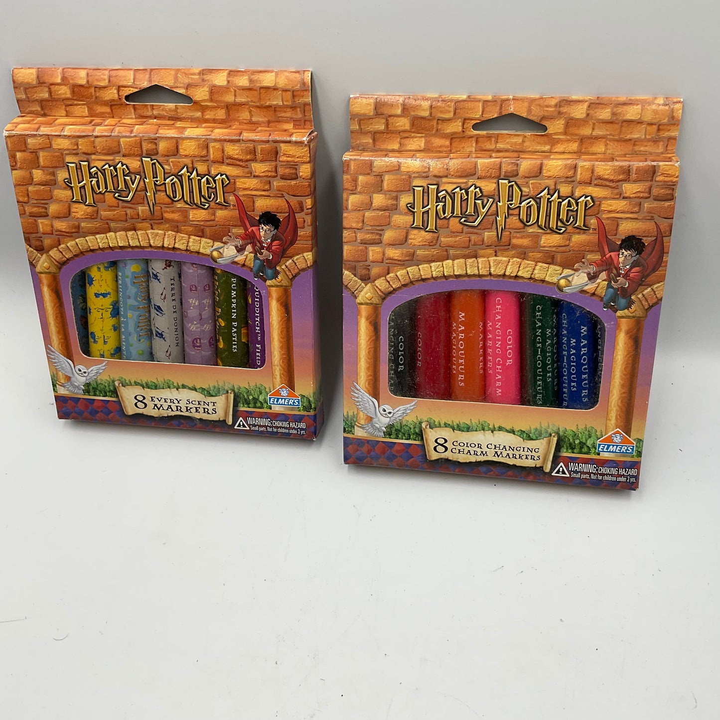 Vintage 2001 Harry Potter Elmer Scented Markers 2 sets