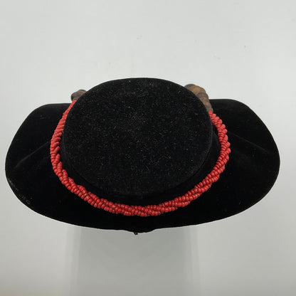 Red/Brown Ball Design Beaded Necklace