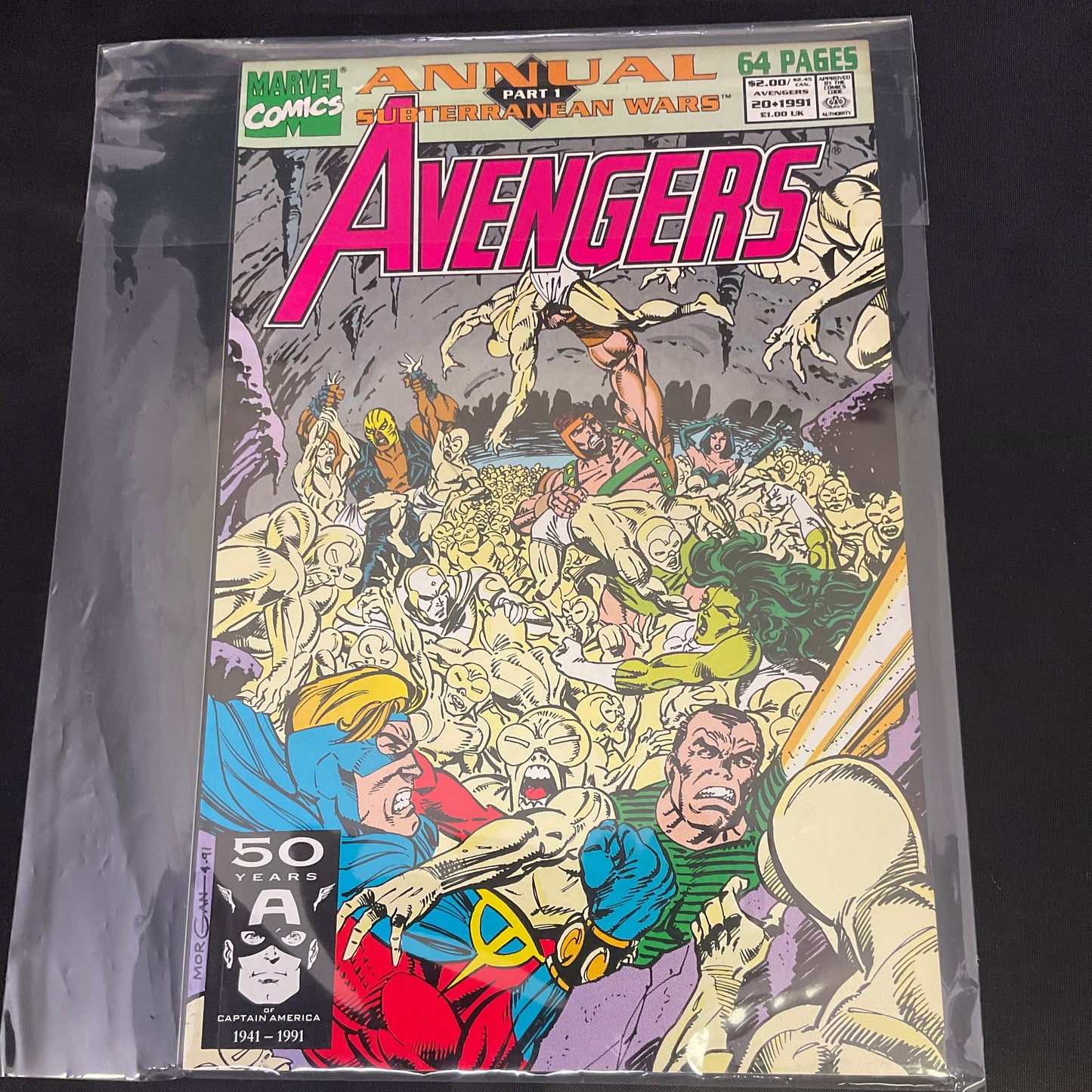 Marvel Comics Annual Subterranean Wars Avengers #20 Vol.1 1991