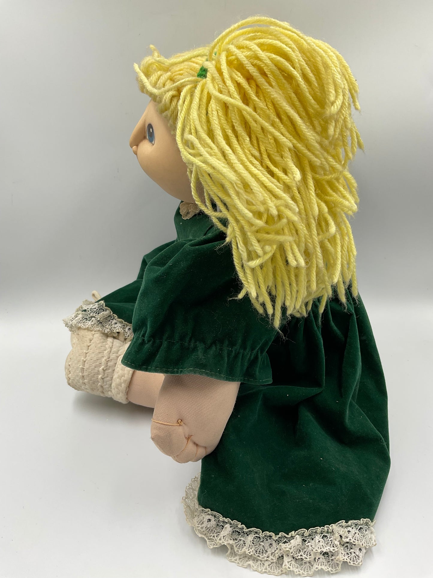 Vintage 1984 The Original Doll Baby Martha Nelson Kid Doll Blonde Hair Blue Girl