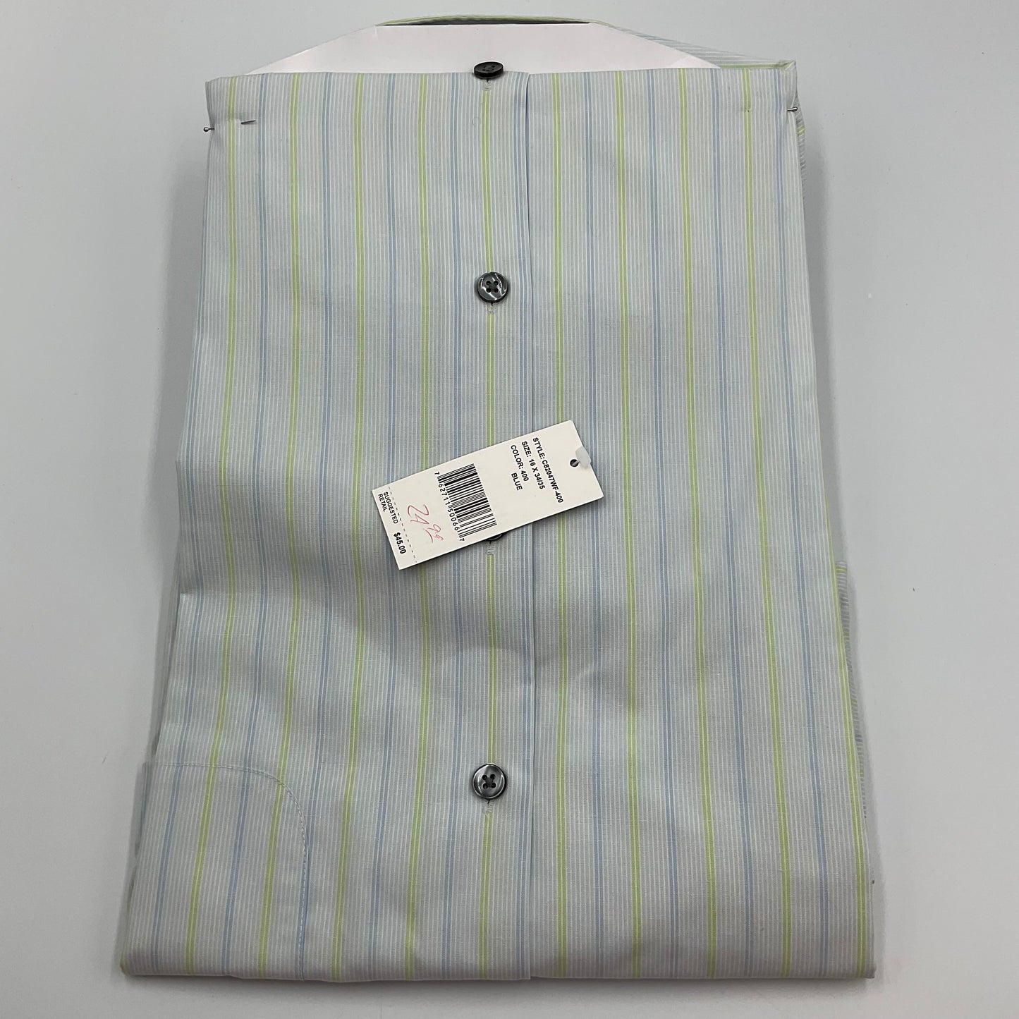 Claiborne Men's Dress Shirt Long Sleeve Large New with Tags