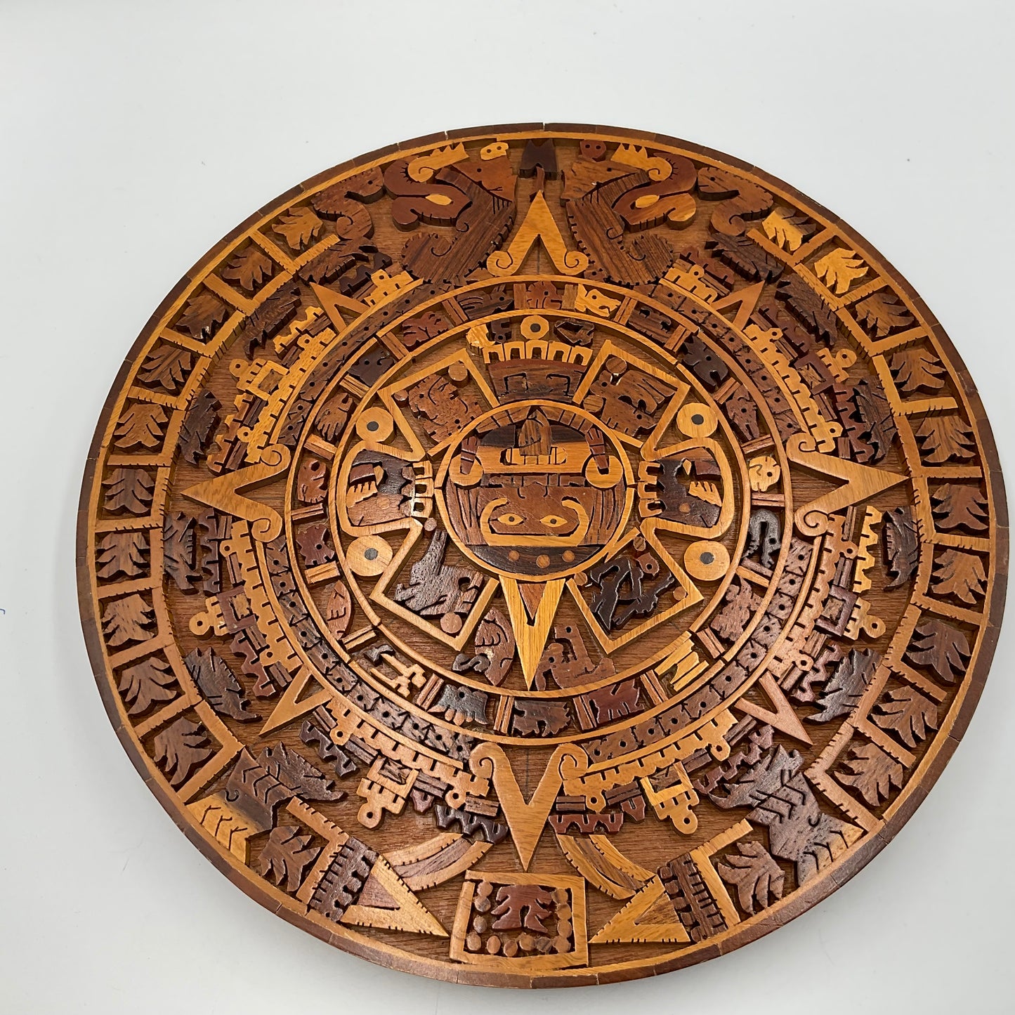Vintage Mexican Aztec Calendar