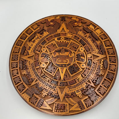 Vintage Mexican Aztec Calendar