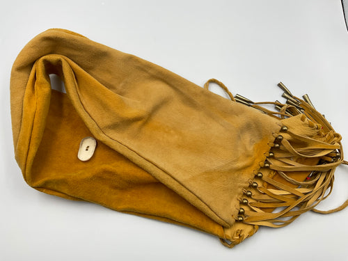 Indigenous First Nations Yellow Buckskin Medicine Wheel