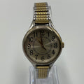 Timex Viewpoint 30mm White Dial Goldtone Women's Watch Working