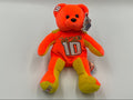 NASCAR Team Speed Beans Ricky Rudd #10 Orange Plush Teddy Bear Collectible